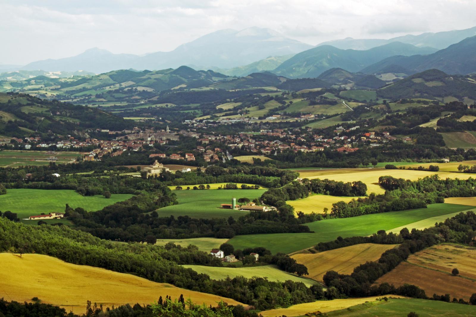 Het herkenbare landschap van Le Marche Het herkenbare landschap van Le Marche